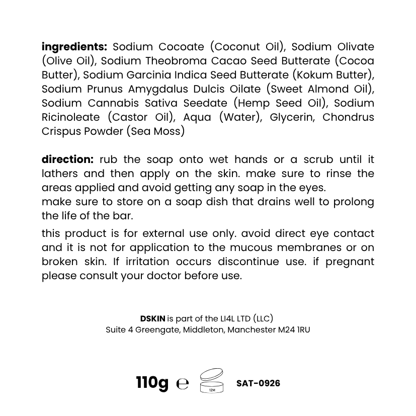 the seamoss & turmeric one
